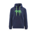 Navy Blue Men's Hooded Padel Sweatshirt