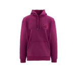 Men's padel sweatshirt in PST fabric, wine-red color