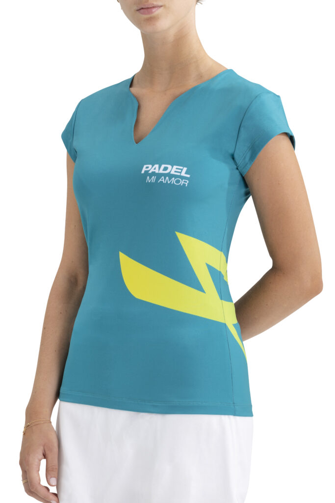 Maglietta traspirante padel donna