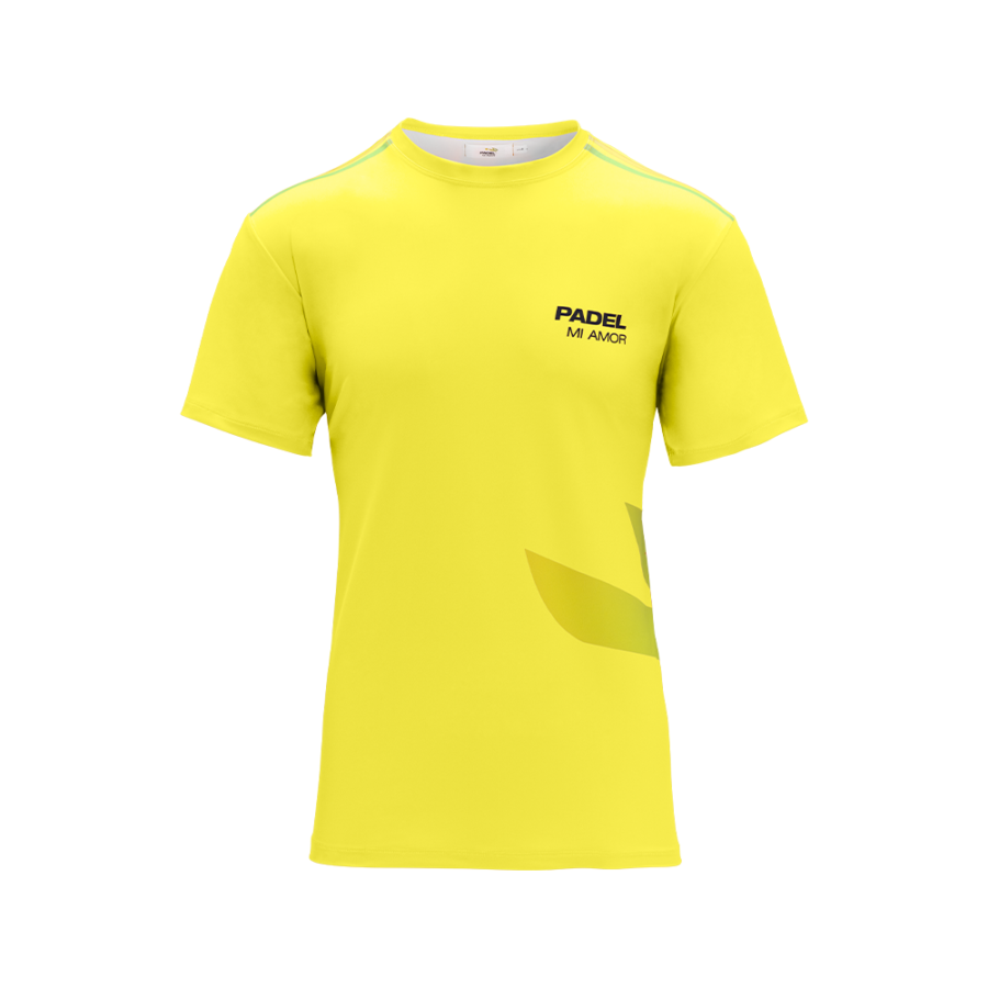 ICON Men's Yellow Padel Shirt
