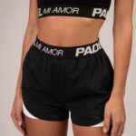 Black Doha Shorts