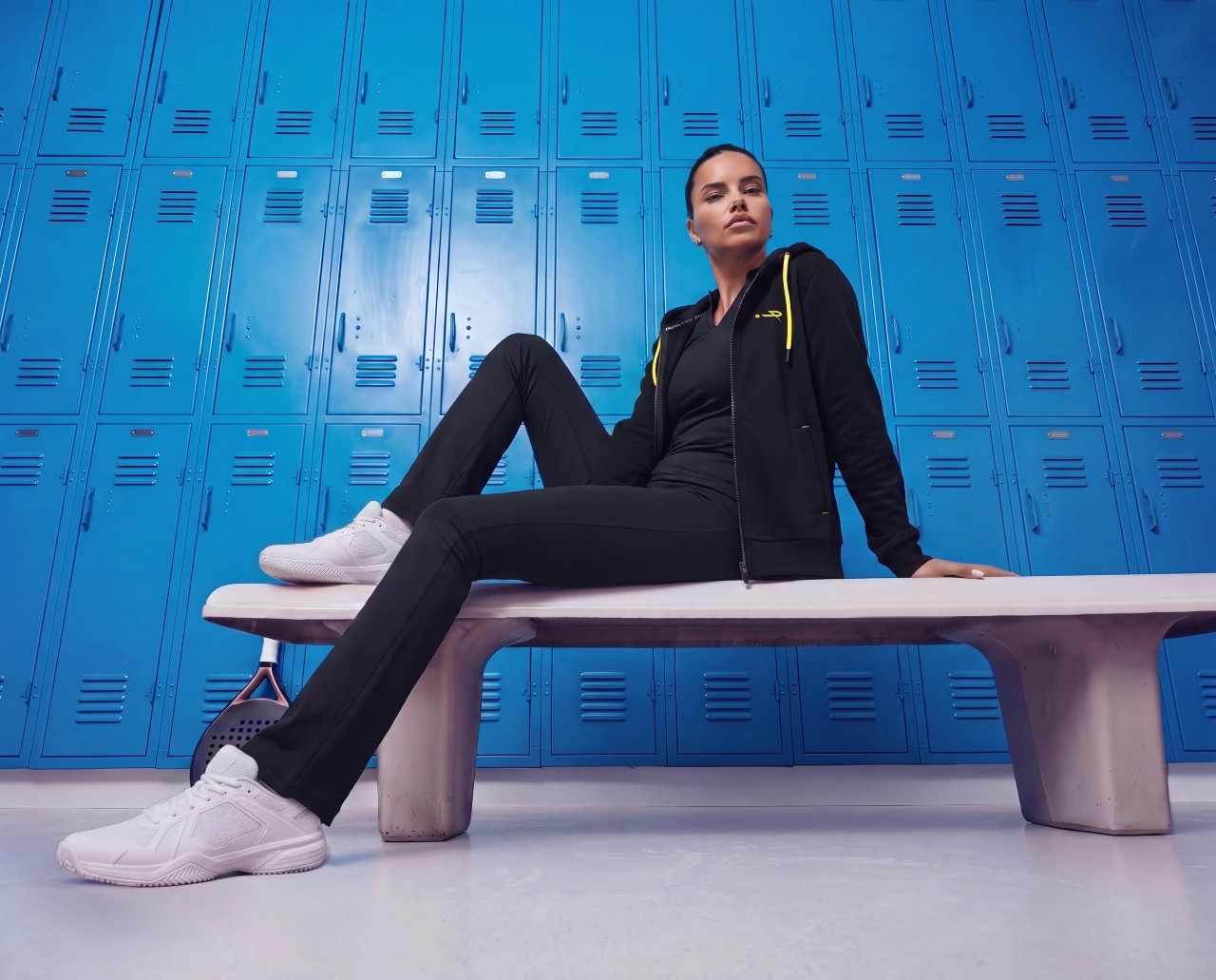 Completo padel donna felpa e pantaloni